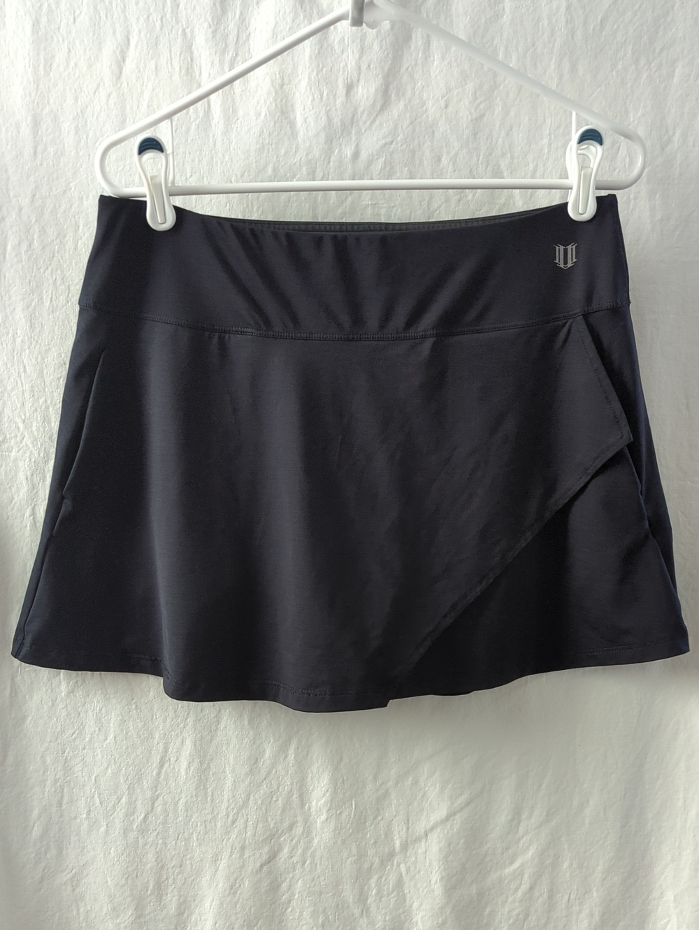 EleVen by Venus Williams Fly Tennis Skirt Black Skort Large Made in USA